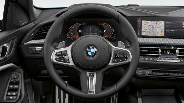 M Sports steering BMW 2 Series Gran Coupé F44 M Sports steering with Servotronic BMW 2 Series Gran Coupé F44 cockpit