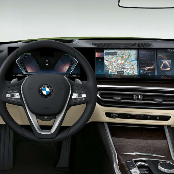 Cockpit BMW 4 Series Convertible base model G23 2020 BMW 4 Series Convertible G23 2020 base model interior cockpit