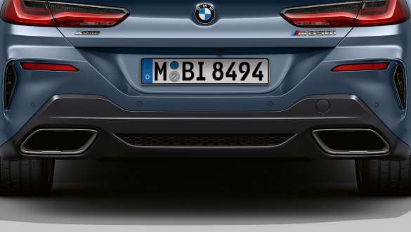 M Sport exhaust system. BMW M850i xDrive Coupé with M Sport exhaust system.
