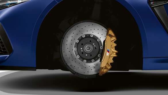 M Carbon ceramic brake. BMW M8 Competition Coupé with M Carbon ceramic brake.