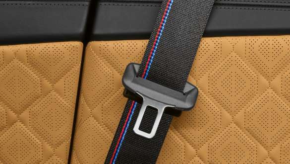 M seat belts. M seat belts in the BMW M8 Competition Coupé.