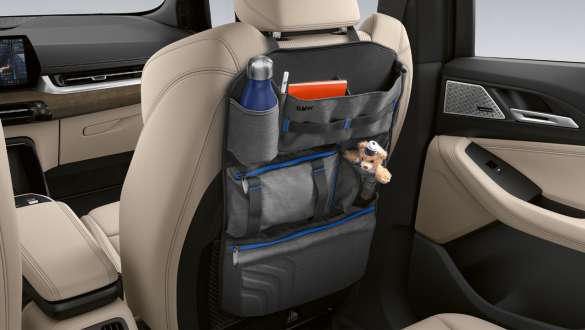 BMW backrest bag anthracite/blue BMW Spring Summer Accessories BMW backrest bag anthracite/blue