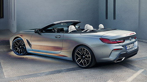 BMW 8er Convertible (G14) three-quarter side view standing