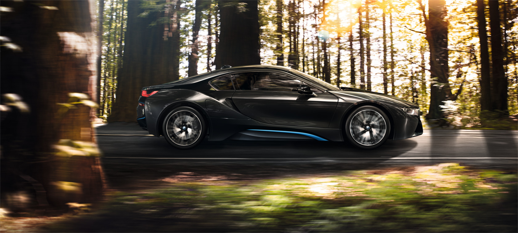 The drive of the BMW i8 The drive of the BMW i8