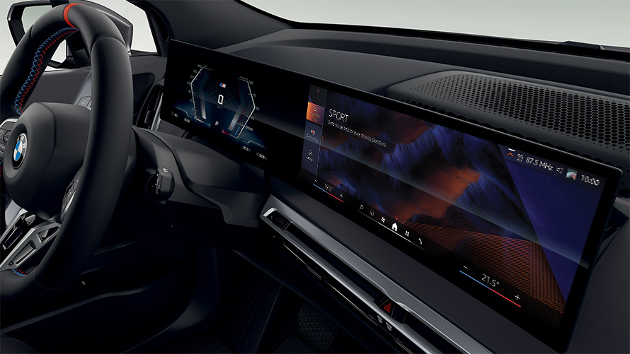 BMW iX M60 i20 2022 electric SUV BMW Curved Display interior