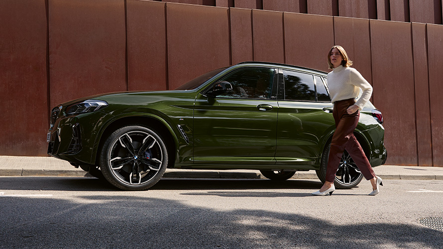 BMW X3 2021 G01 Malachite Green BMW X3 2021 G01 LCI Facelift Malachite Green