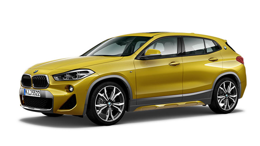 BMW X Series BMW X2 F39 three-quarter side view BMW X Series BMW X2 F39 three-quarter side view