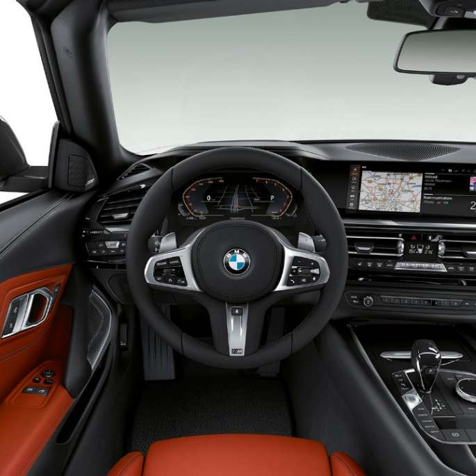 BMW Z4 Roadster Model Sport Line BMW Z4 Roadster Model Sport Line, steering wheel and driver’s place