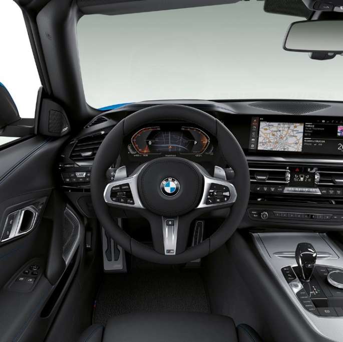 BMW Z4 Roadster Model M Sport BMW Z4 Roadster Model M Sport, steering wheel and driver’s place